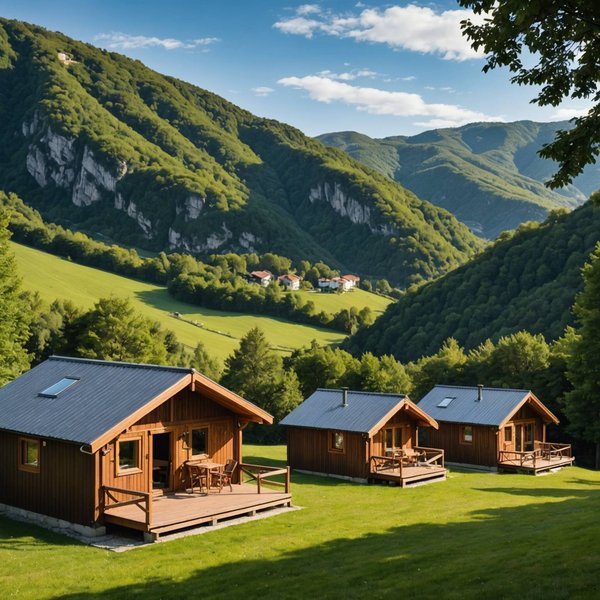 Chalets perchés au Pays Basque : Découvrez le Camping avec Vue Imprenable sur la Nature